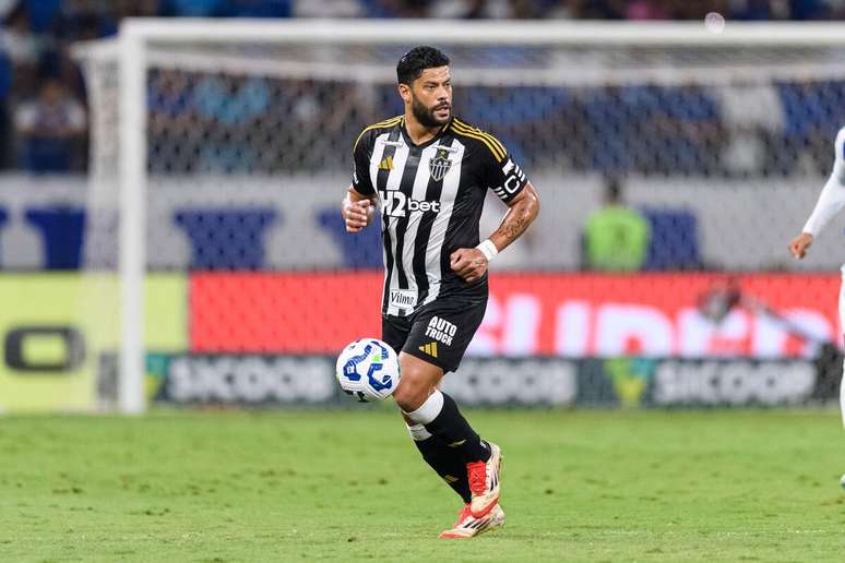 Hulk (Atlético-MG) durante jogo contra o Cruzeiro, no dia 18.05.2025 