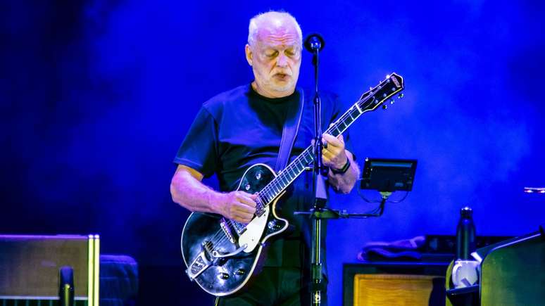 David Gilmour, do Pink Floyd, em 2024 -