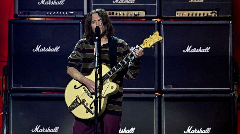 John Frusciante, do Red Hot Chili Peppers, em 2025 -