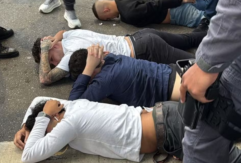 Assaltantes foram presos em flagrante