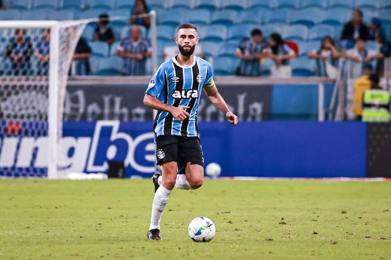 Wagner Leonardo (Grêmio) durante jogo contra o Godoy Cruz, no dia 13.05.2025 