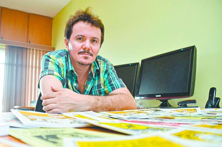 Klévisson Viana, da Tupynanquim Editora, do Ceará, especializada em cordéis. Acha que usar IA é “uma fraude”.