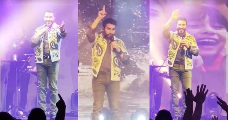 Fábio de Melo em Santa Bárbara d'Oeste (SP): show virou manifestação de solidariedade ao padre