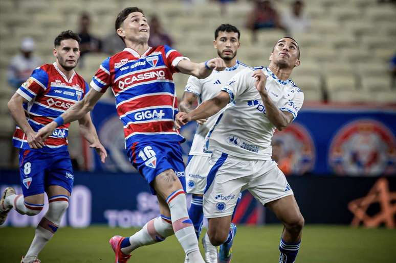 Fortaleza and Cruzeiro for the tenth round of the Brazilian - Samuel Andrade/ Cruzeiro Fortaleza and Cruzeiro for the tenth round of the Brazilian - Samuel Andrade/ Cruzeiro