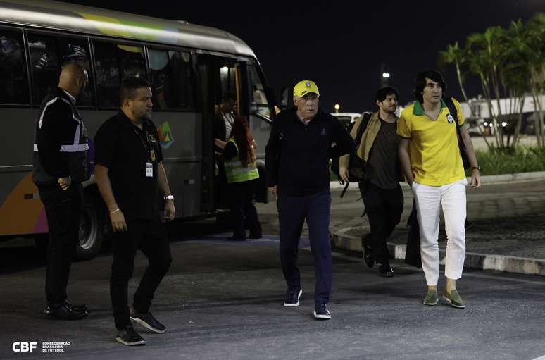 Carlo Ancelotti chegou ao Rio de Janeiro neste domingo 25/05