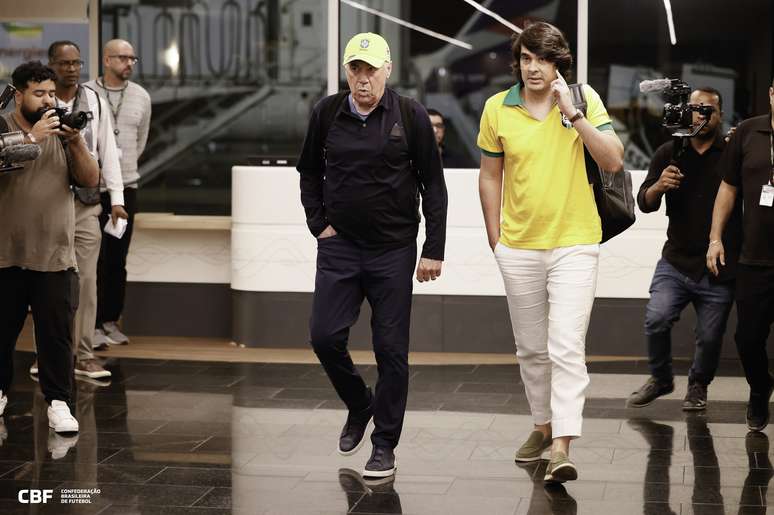 Carlo Ancelotti chegou ao Rio de Janeiro neste domingo 25/05