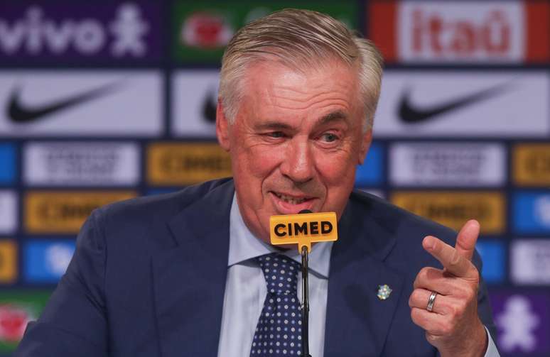 Ancelotti é apresentado como técnico da Seleção Brasileira 