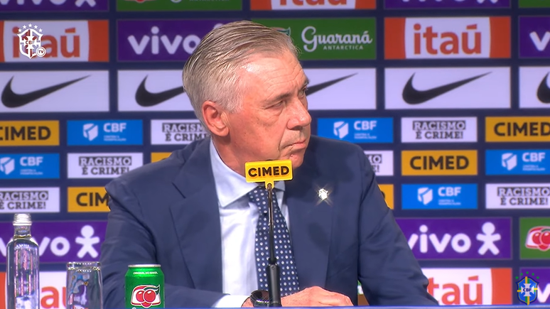 É um grande orgulho comandar a melhor seleção do mundo', diz Ancelotti