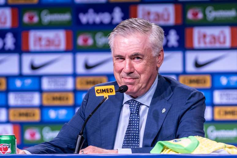 Ancelotti é apresentado como técnico da Seleção Brasileira 