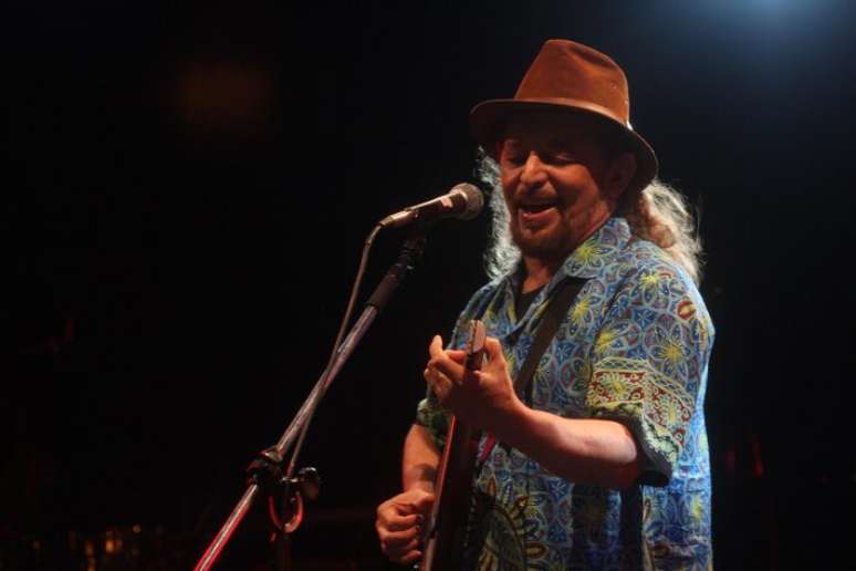 Show do cantor e compositor pernambucano Geraldo Azevedo, em 2009