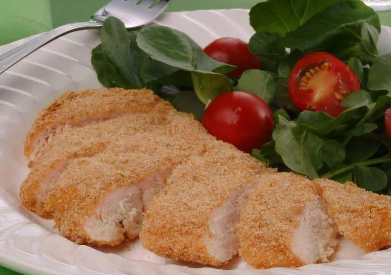 Frango &agrave; milanesa light &ndash; Foto: Codo Meletti
