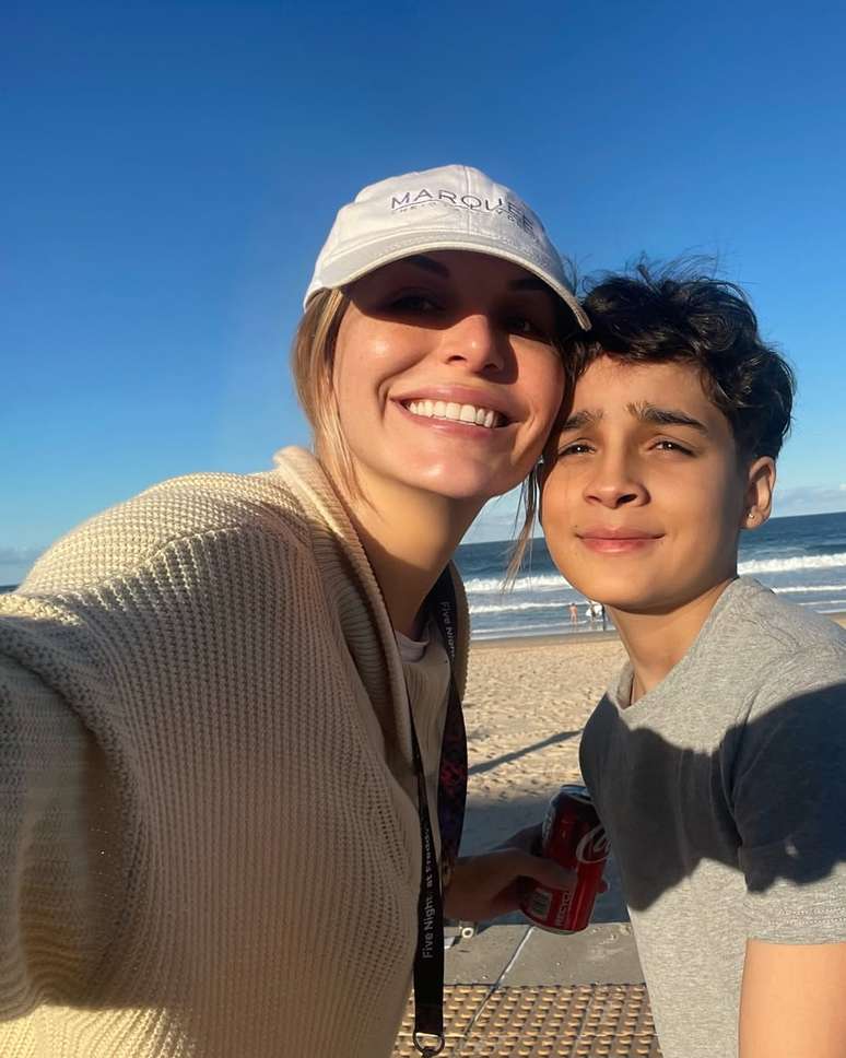 Clare McCann e seu filho
