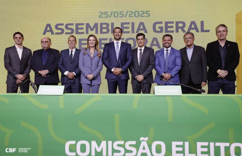 Chapa única, liderada por Samir Xaud, eleita para a direção da CBF