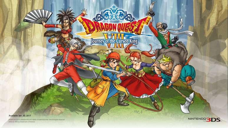 Dragon Quest VIII, lan&ccedil;ado originalmente no PS2, foi o respons&aacute;vel por popularizar a franquia no ocidente