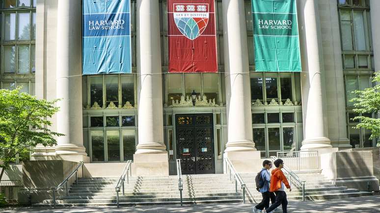 Langdell Hall, Biblioteca da Faculdade de Direito de Harvard, exterior do edif&iacute;cio, Universidade de Harvard, Cambridge, Massachusetts, EUA