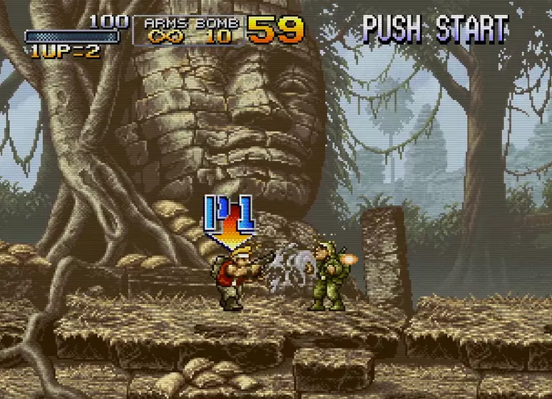 Metal Slug se destacou pelo seu visual cartunesco e detalhad&iacute;ssimo