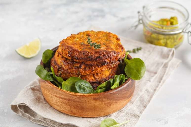 Hamb&uacute;rguer de lentilha 