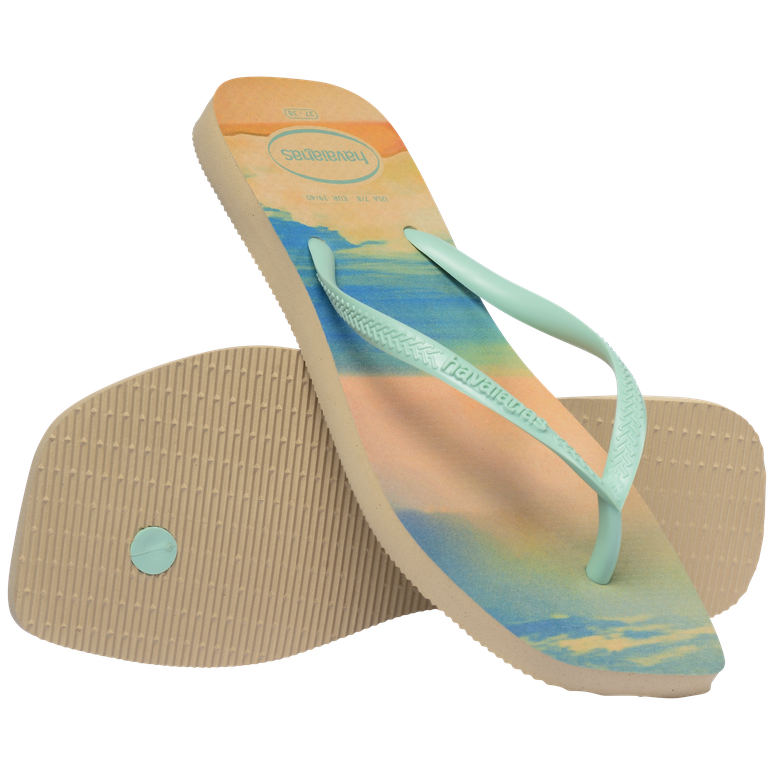 Chinelo da cole&ccedil;&atilde;o de Gigi Hadid 