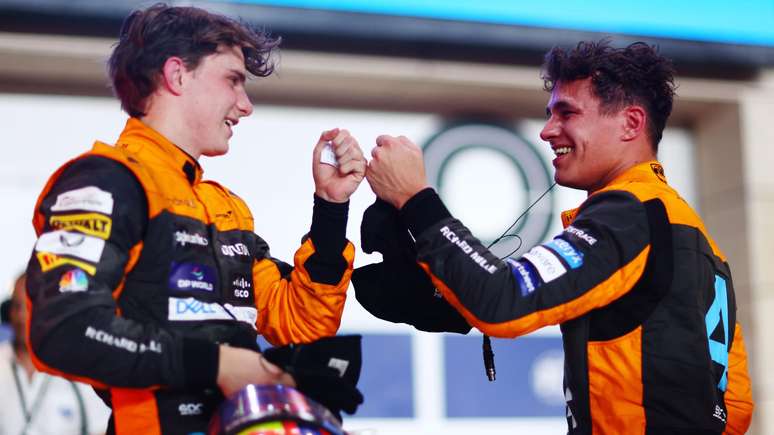 Oscar Piastri e Lando Norris pilotos da McLaren