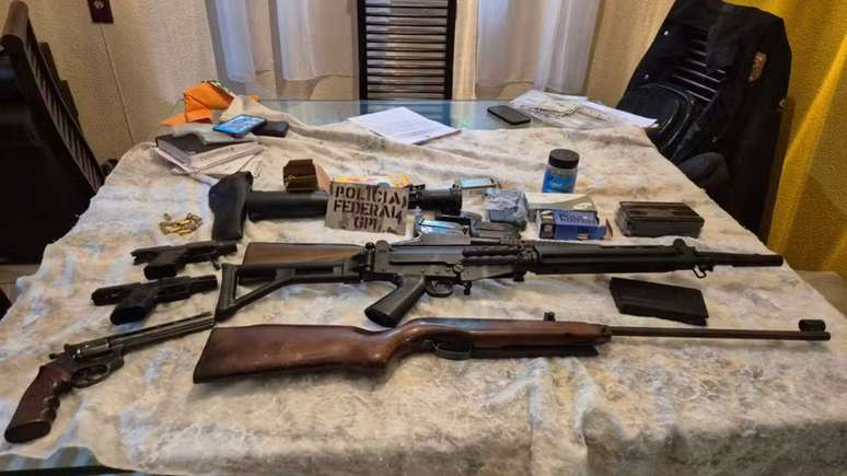 Armas apreendidas em MG