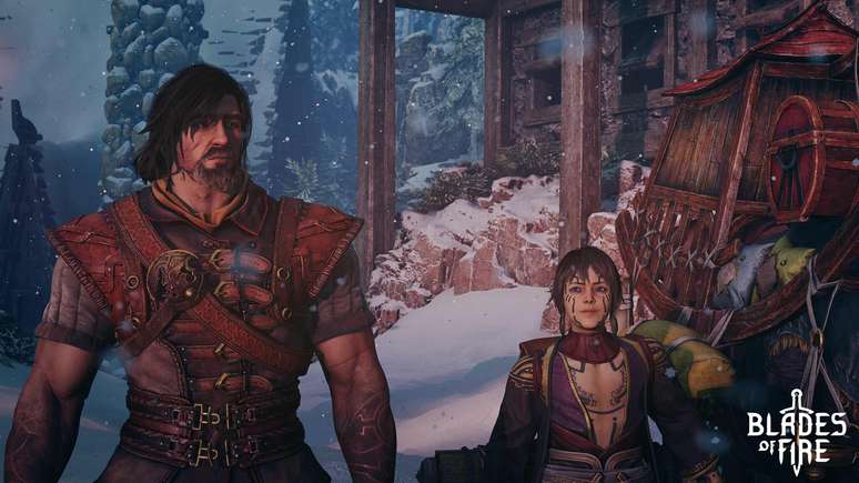 Além de alívio cômico, Adson registra informações valiosas sobre o universo de Blades of Fire