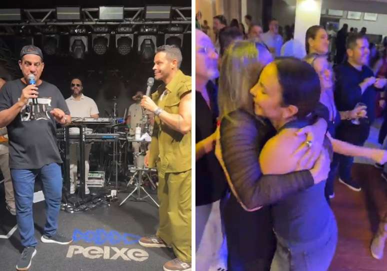 Show na festa de Ivete Sangalo | Ivete dançando com amiga