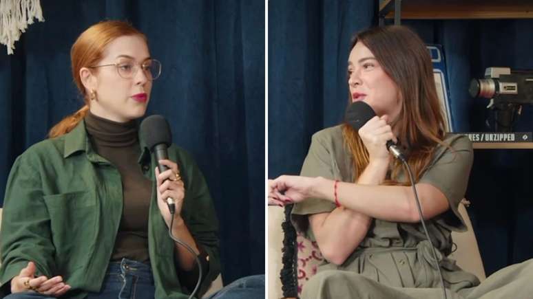 Sophia Abrahão e Mariana Molina são amigas há mais de dez anos e tem um podcast juntas, o 'Avisa'