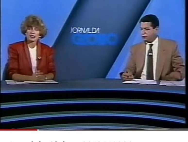 Leila e Eliakim na bancada do Jornal da Globo