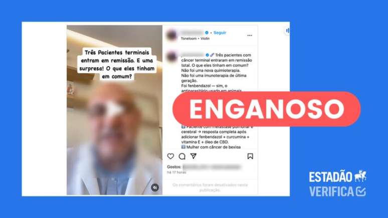 Cientistas afirmam que uma suposta atuação do fenbendazol em células cancerígenas precisa ser mais estudada.