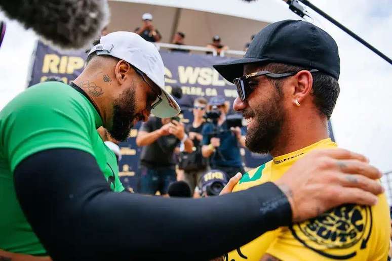 Filipe Toledo venceu Italo Ferreira no WSL Finals de 2022. 