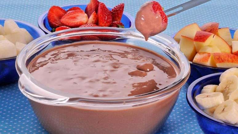 Fondue de leite condensado &ndash; Foto: Guilherme Andrade