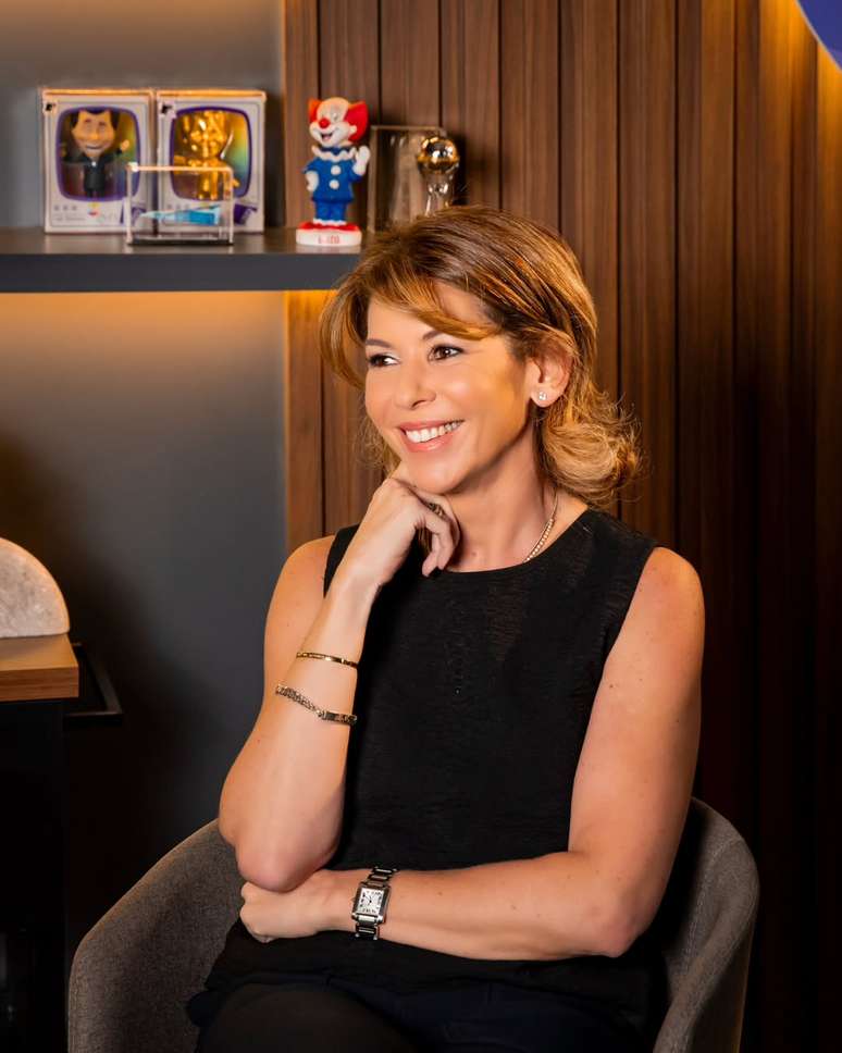 Daniela Beyruti, atual presidente do SBT