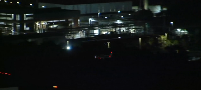 Aeronave após o pouso em Jundiaí