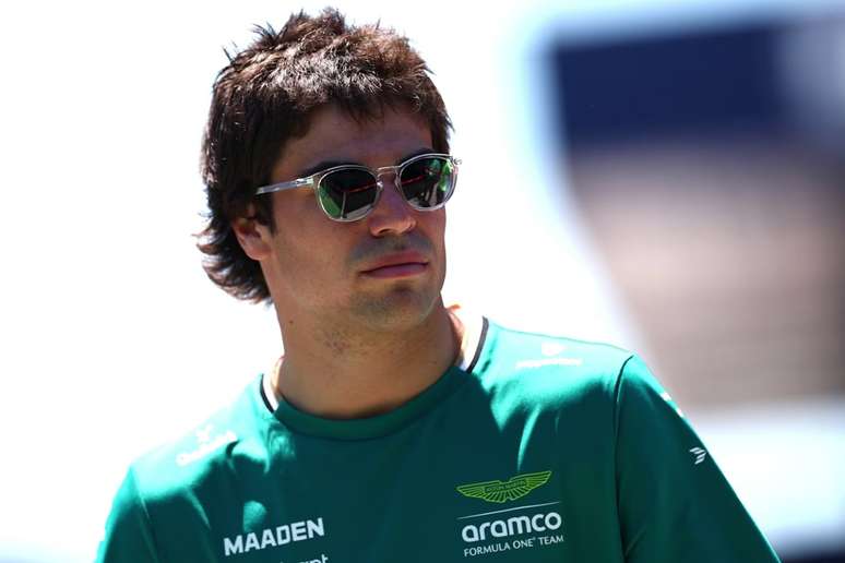 Lance Stroll durante dia de mídia