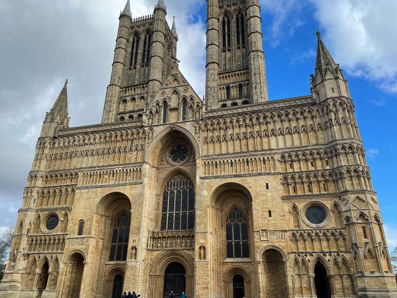 Catedral de Lincoln, na Inglaterra, foi finalizada em 1092, e era uma das maiores constru&ccedil;&otilde;es da &eacute;poca