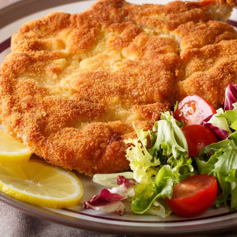 BIFE À MILANESA DE FORNO SEM TRIGO