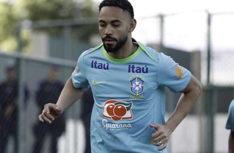 Rafael Ribeiro/CBF - Legenda: Matheus Cunha vai se apresentar ao United após os compromissos da seleção brasileira