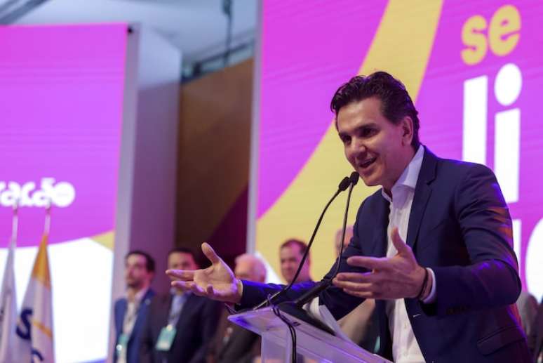 O professor e escritor Gabriel Chalita participou da abertura do evento