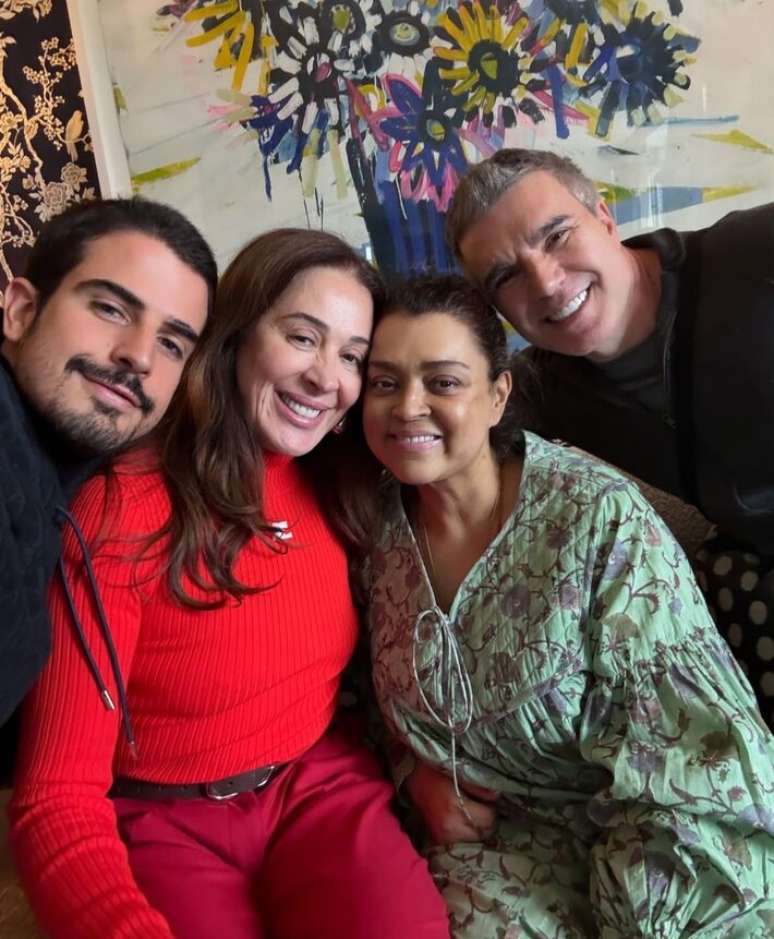 Enzo Celulari, Claudia Raia e Jarbas Homem de Mello visitaram Preta Gil nos Estados Unidos