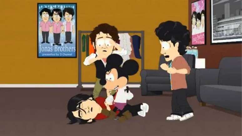 Joe Jonas e Jonas Brothers em epis&oacute;dio de South Park 