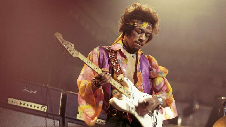 Jimi Hendrix em 1969 -