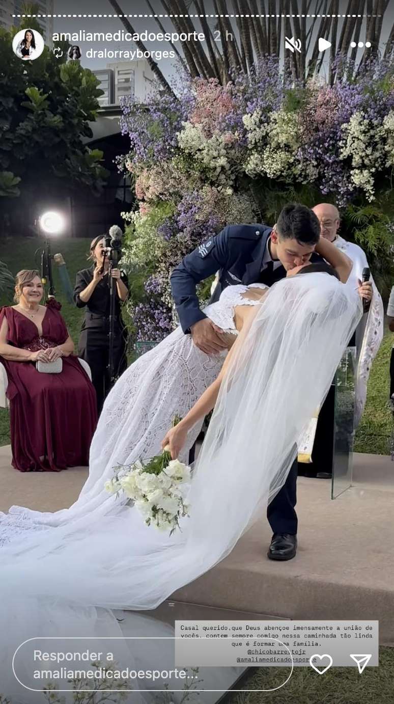 Casamento de Chico Barretto e Am&aacute;lia Carneiro