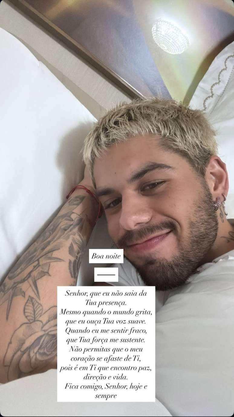 Stories do Instagram de Zé Felipe