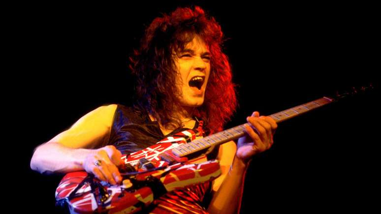 O guitarrista Eddie Van Halen em 1979 -