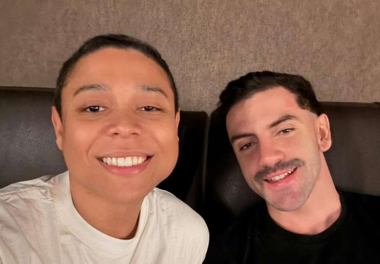 Bruno Matos e Edson Formaggio, seu ex-namorado