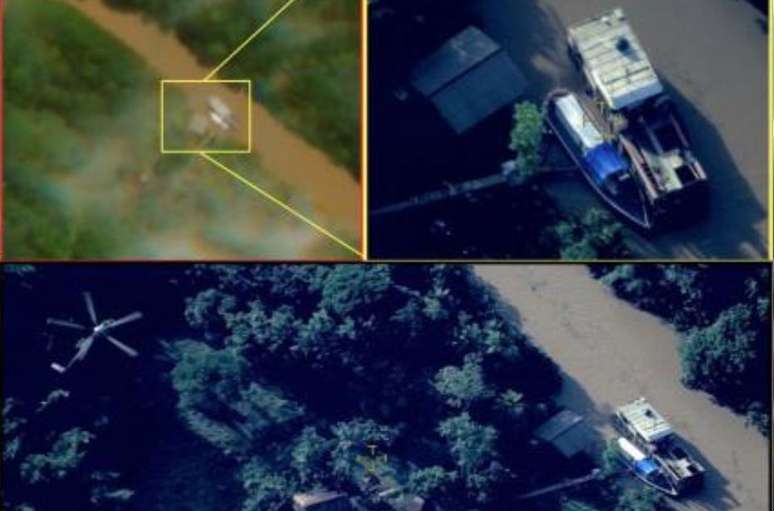 Imagens de sat&eacute;lite e cruzamento de dados ajudam a FAB e localizar embarca&ccedil;&atilde;o