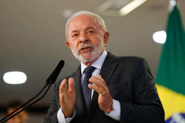 O presidente Luiz Inácio Lula da Silva