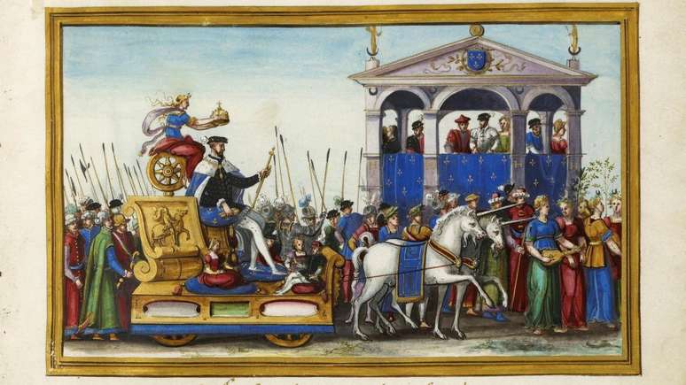 As entradas reais, festividades para saudar o monarca, eram motivo de competi&ccedil;&atilde;o entre as cidades