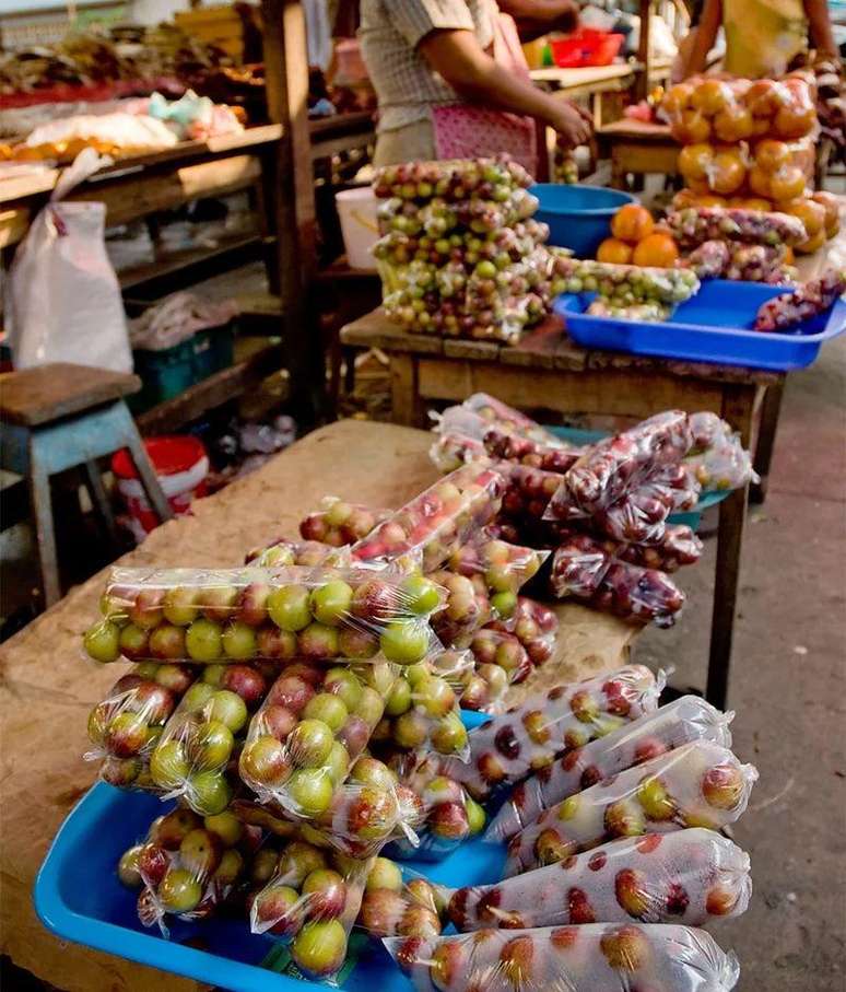 O camu-camu &eacute; rico em vitamina C e pode ser consumido em forma de suco ou cru, com uma pitada de sal