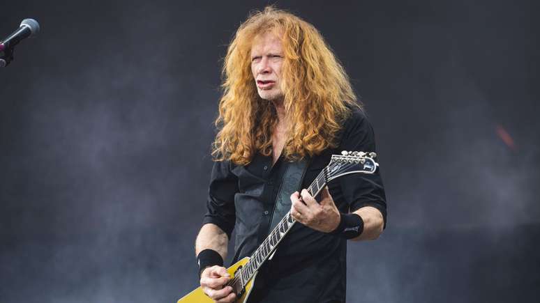 Dave Mustaine, do Megadeth, em 2024 -